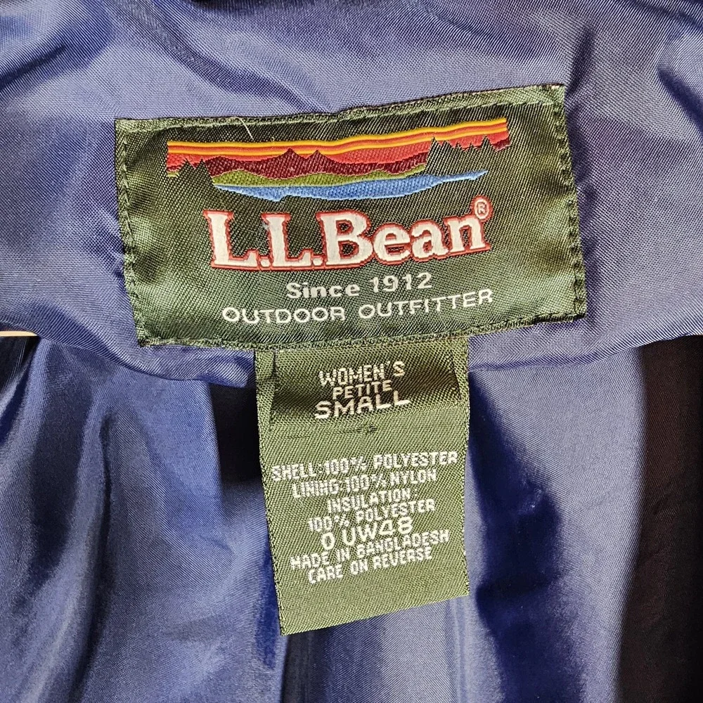 LL Bean‎ Hooded Removable Lining Winter Coat Chore Gorpcore Active Athletic PS
